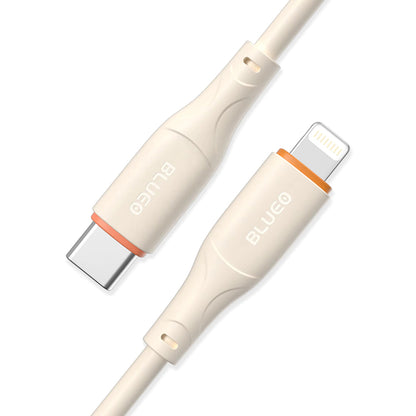 Câble de Données et de Charge USB-C - Lightning Blueo Ape Legend, 20W, 1.5m, Orange