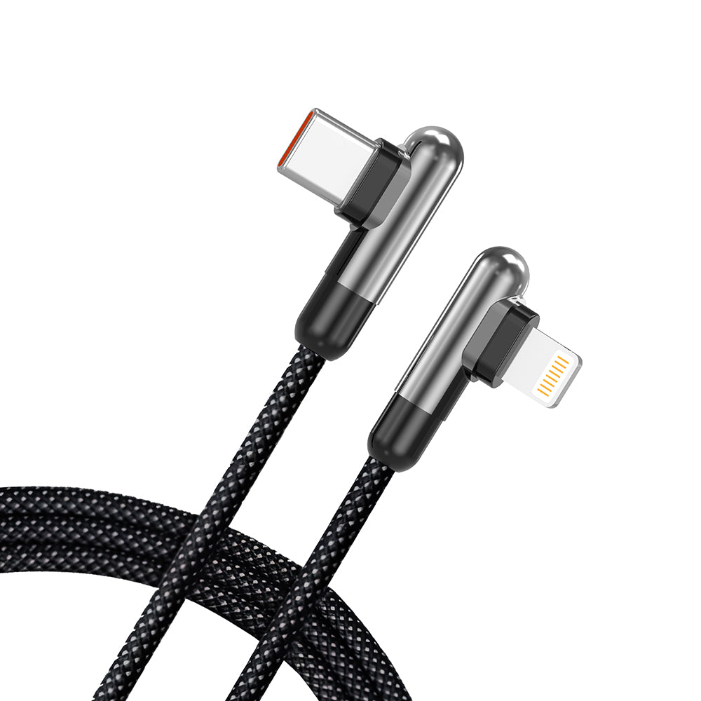 Câble de données et de charge USB-C - Lightning Lito LD13CL, 30W, 1m, Noir