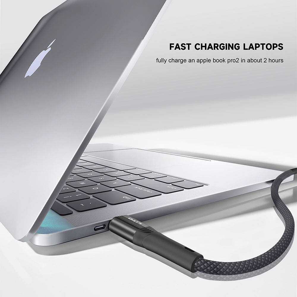Câble de Données et de Charge USB-C - Lightning Lito LD14CL, 30W, 1m, Noir