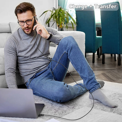 Câble de Données et de Charge USB-C - Lightning Lito LD14CL, 30W, 1m, Noir