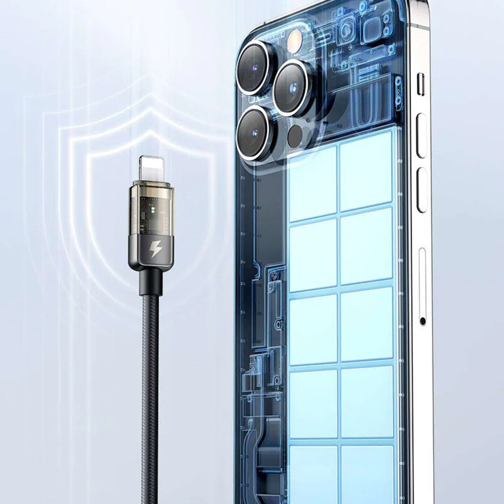 USB-C to Lightning McDodo CA-3160 Auto Power Off Cable, 36W, 1.2m, Black