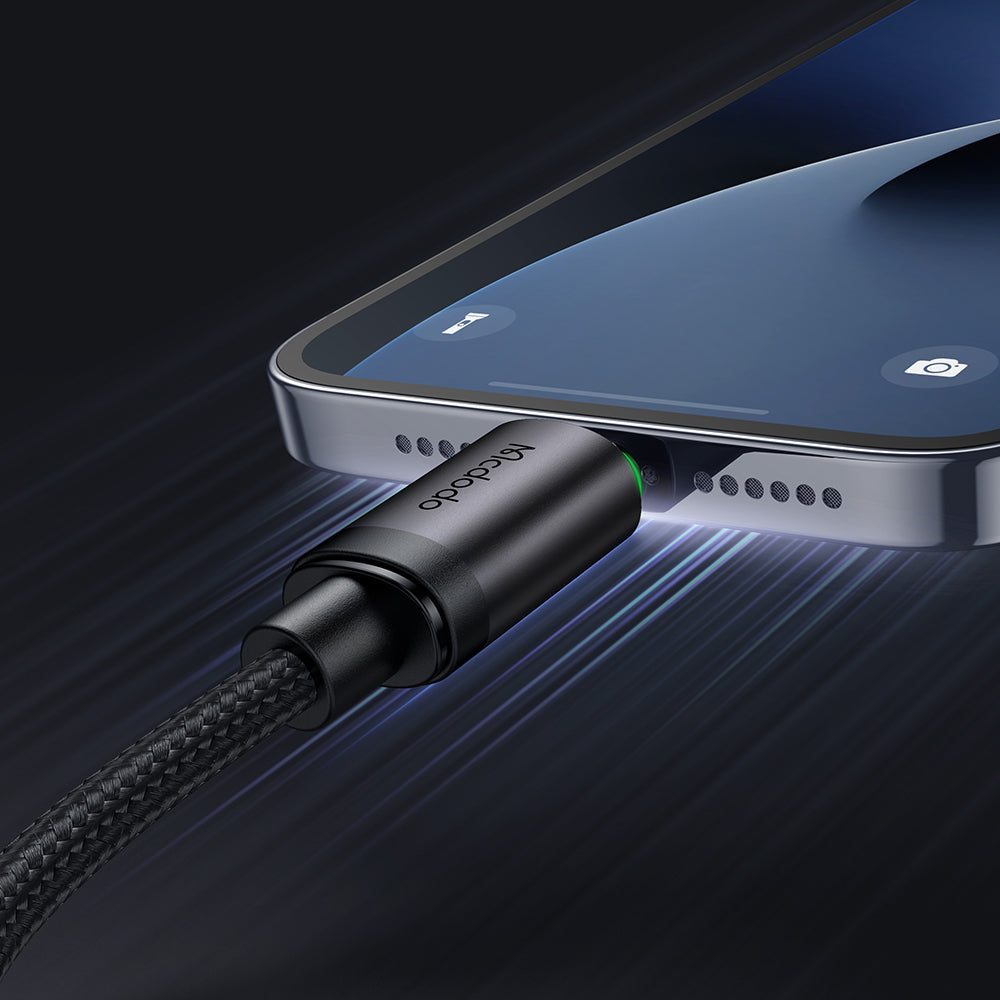 Câble de données et de charge USB-C - Lightning Mcdodo CA-4820, 36W, 1m, Noir