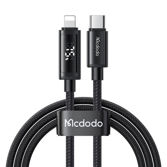USB-C to Lightning McDodo CA-7990 Data and Charging Cable, 36W, 1.2m, Black