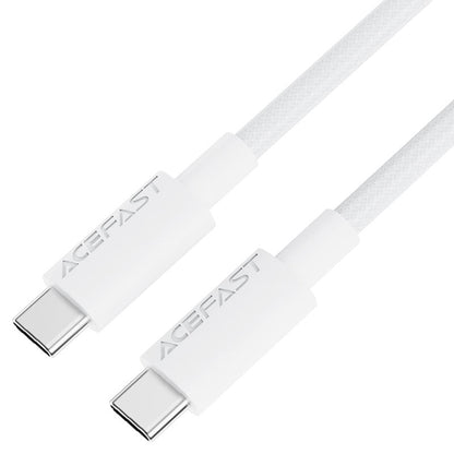 Câble de données et de charge USB-C - USB-C Acefast C18-03, 60W, 1.2m, Blanc