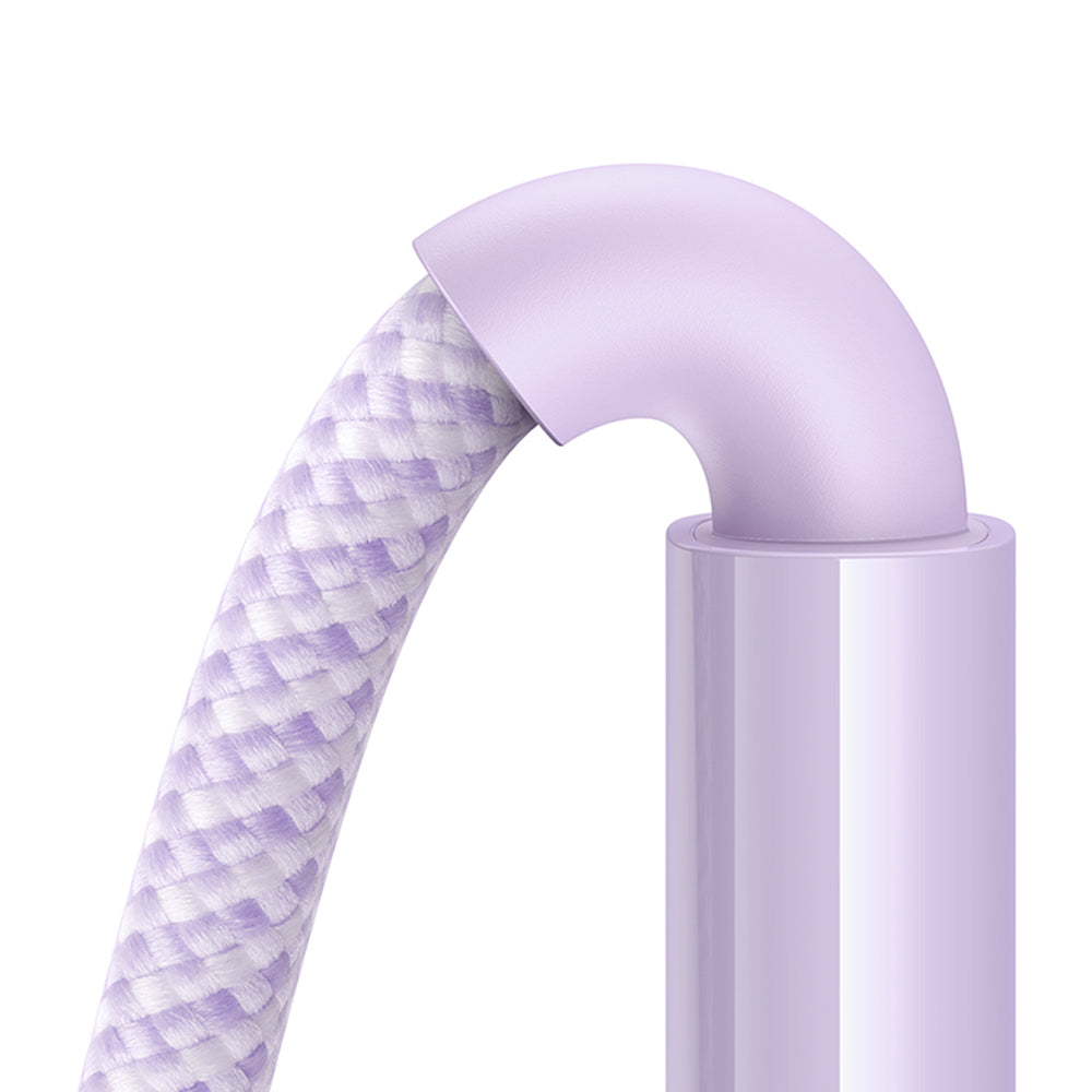 Câble de Données et de Charge USB-C - USB-C Baseus Display 2, 100W, 2m, Mauve P10382702511-01