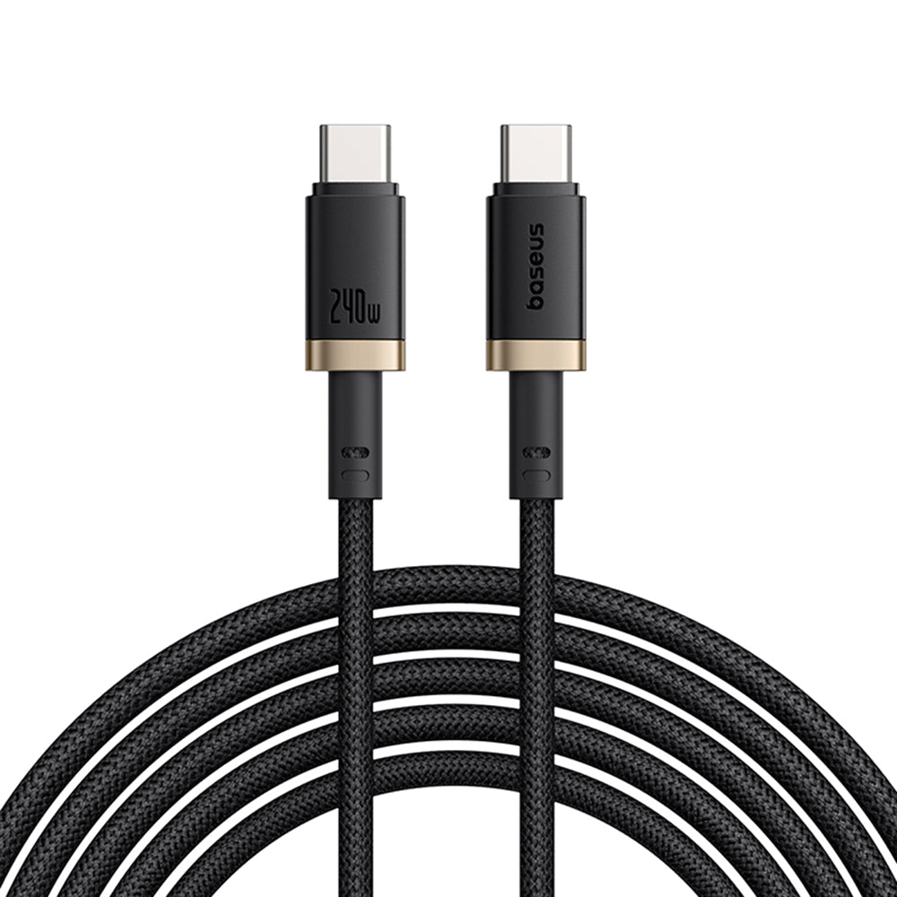 USB-C Data and Charging Cable - USB-C Baseus Dura, 240W, 1m, Gold Black P10377803U03-00