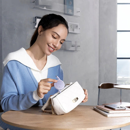 Câble de Données et de Charge USB-C - USB-C Baseus Free2Pull Mini Rétractable, 60W, 1m, Bleu P10364500311-01