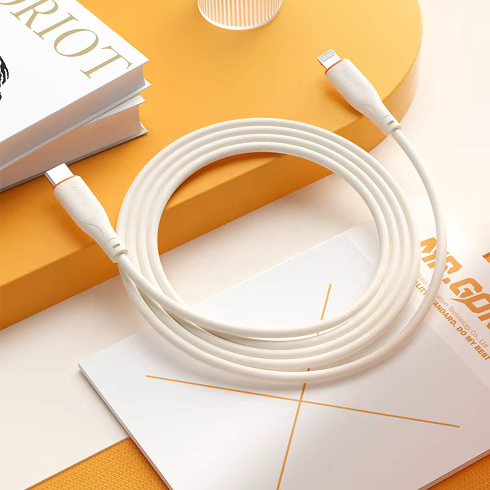 Câble de Données et de Charge USB-C - USB-C Blueo Ape Legend, 100W, 1.5m, Orange