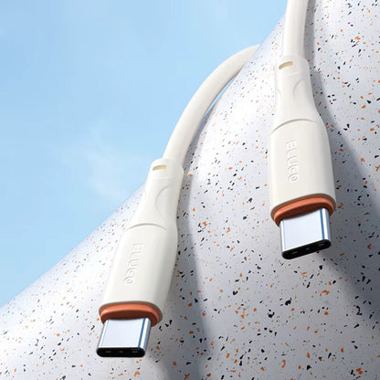 Câble de Données et de Charge USB-C - USB-C Blueo Ape Legend, 100W, 1.5m, Orange