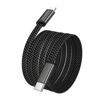 Câble de données et de charge USB-C - USB-C Borofone BX124 Peace, 30W, 1m, Noir