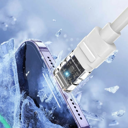 Câble de Données et de Charge USB-C - USB-C Lito LD05, 60W, 1m, Blanc