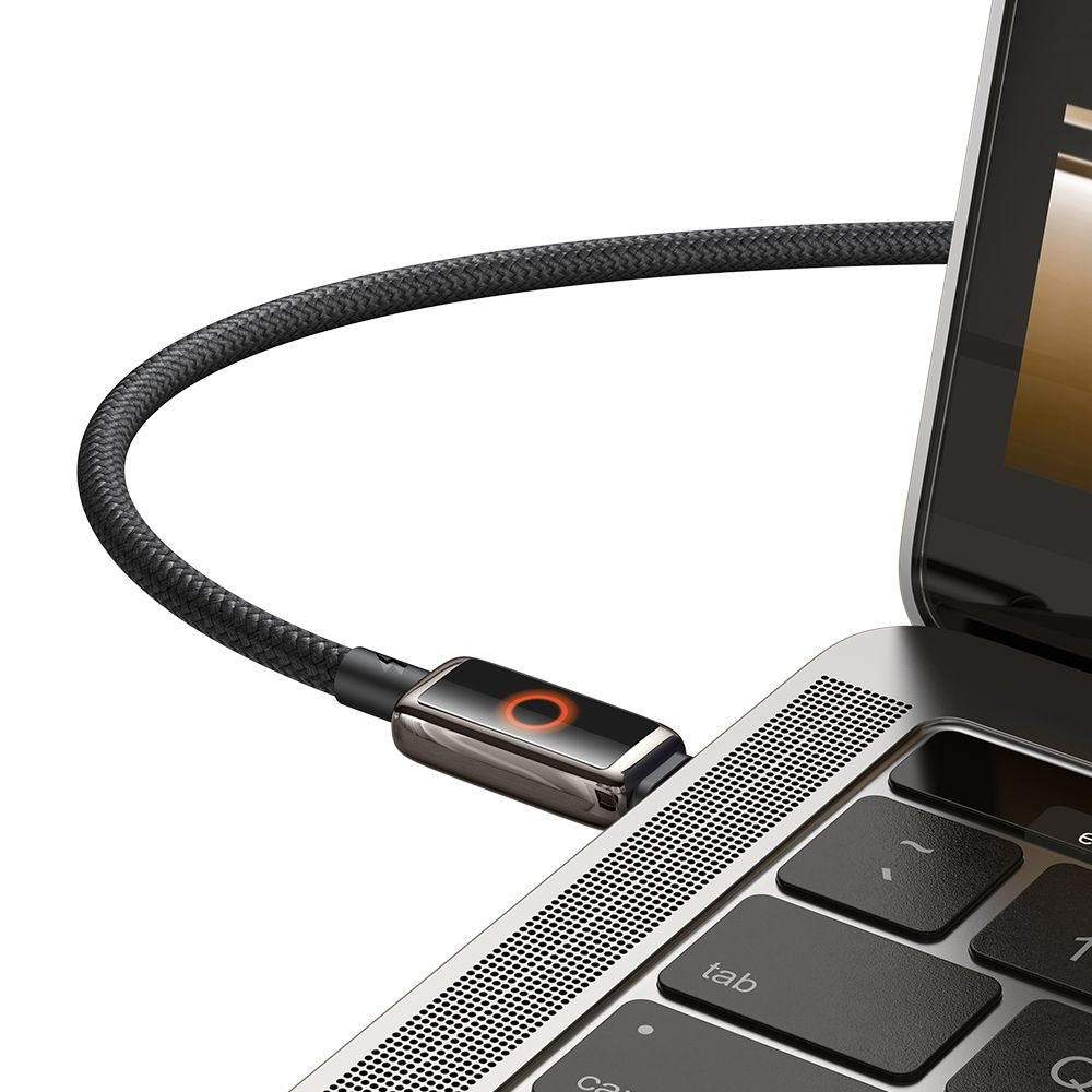 Câble de Données et de Charge USB-C - USB-C McDodo CA-6680 Auto Power Off, 100W, 1.2m, Noir