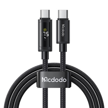 USB-C Data and Charging Cable - USB-C McDodo CA-8000 Display, 100W, 1.2m, Black