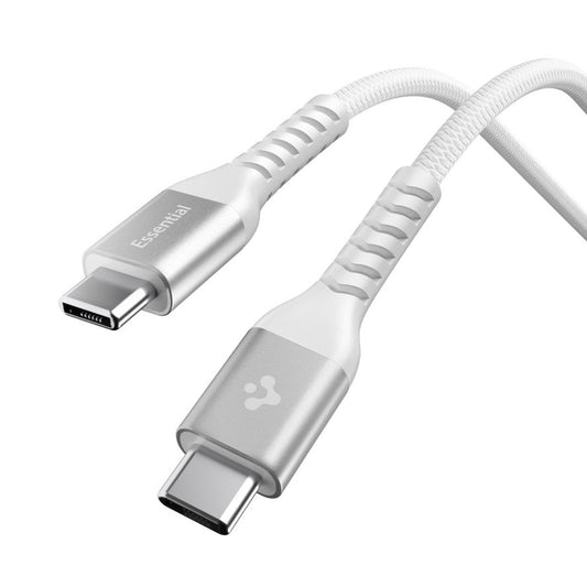 Câble de Données et de Charge USB-C - USB-C Spigen EB10010CCA, 100W, 1m, Blanc ACA11102