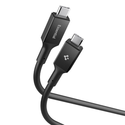 Câble de Données et de Charge USB-C - USB-C Spigen EB24012CC, 240W, 1.2m, Noir