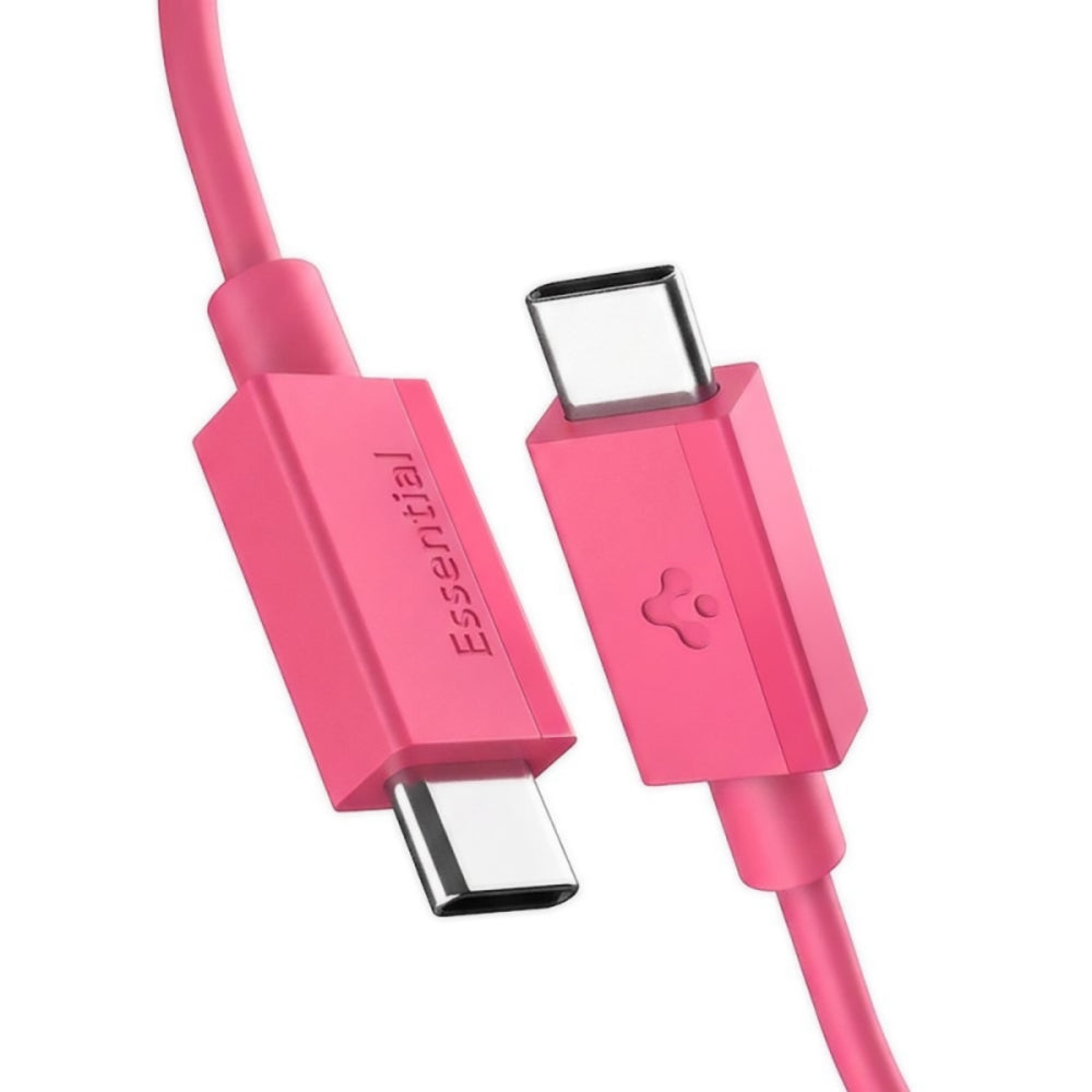 Câble de données et de charge USB-C - USB-C Spigen EB6010CC, 60W, 1m, Rose ACA10414