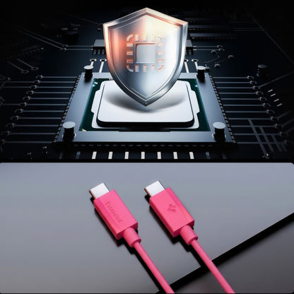 Câble de données et de charge USB-C - USB-C Spigen EB6010CC, 60W, 1m, Rose ACA10414