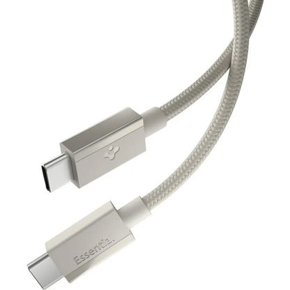 Câble de données et de charge USB-C - USB-C Spigen EB6015CC, 60W, 1,5m, Gris Titane ACA10419
