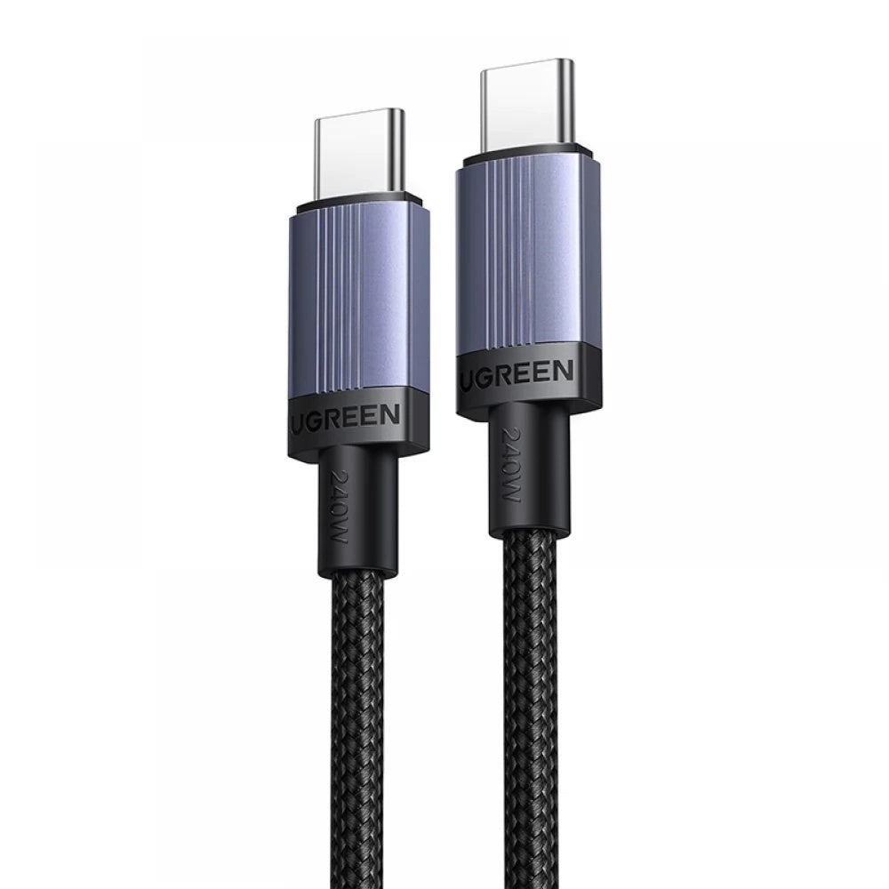 Câble de Données et de Charge USB-C - USB-C UGREEN L532, 240W, 1m, Gris