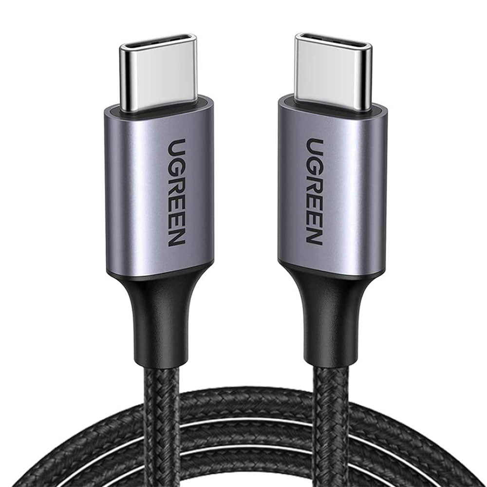 UGREEN US261 (50152) USB-C to USB-C Data and Charging Cable, 60W, 2m, Gray