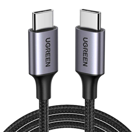 Câble de données et de charge USB-C - USB-C UGREEN US261 (50152), 60 W, 2 m, gris
