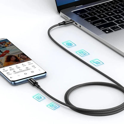 Câble de Données et de Charge USB-C - USB-C UGREEN US557 (15267), 100W, 1m, Blanc