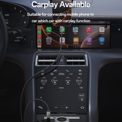 Câble de Données et de Charge USB-C - USB-C Yesido CA196, 60W, 1.2m, Noir