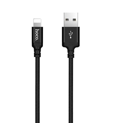 HOCO X14 Times Câble de données et de chargement USB-A - Lightning HOCO X14 Times, 18W, 1m, Noir