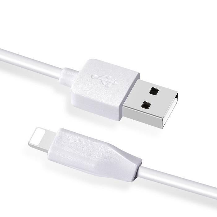 Câble de données et de chargement USB-A - Lightning HOCO Rapid X1, 18W, 1m, blanc