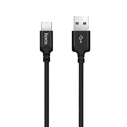 Câble de données et de charge USB-A - USB-C HOCO X14 Times, 18W, 1m, noir