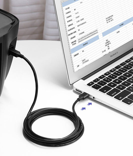 Câble Imprimante UGREEN US135, USB-A - USB-B, 1.5m, Noir