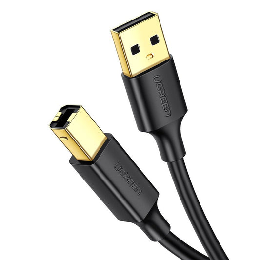 Câble Imprimante UGREEN US135, USB-A - USB-B, 2m, Noir
