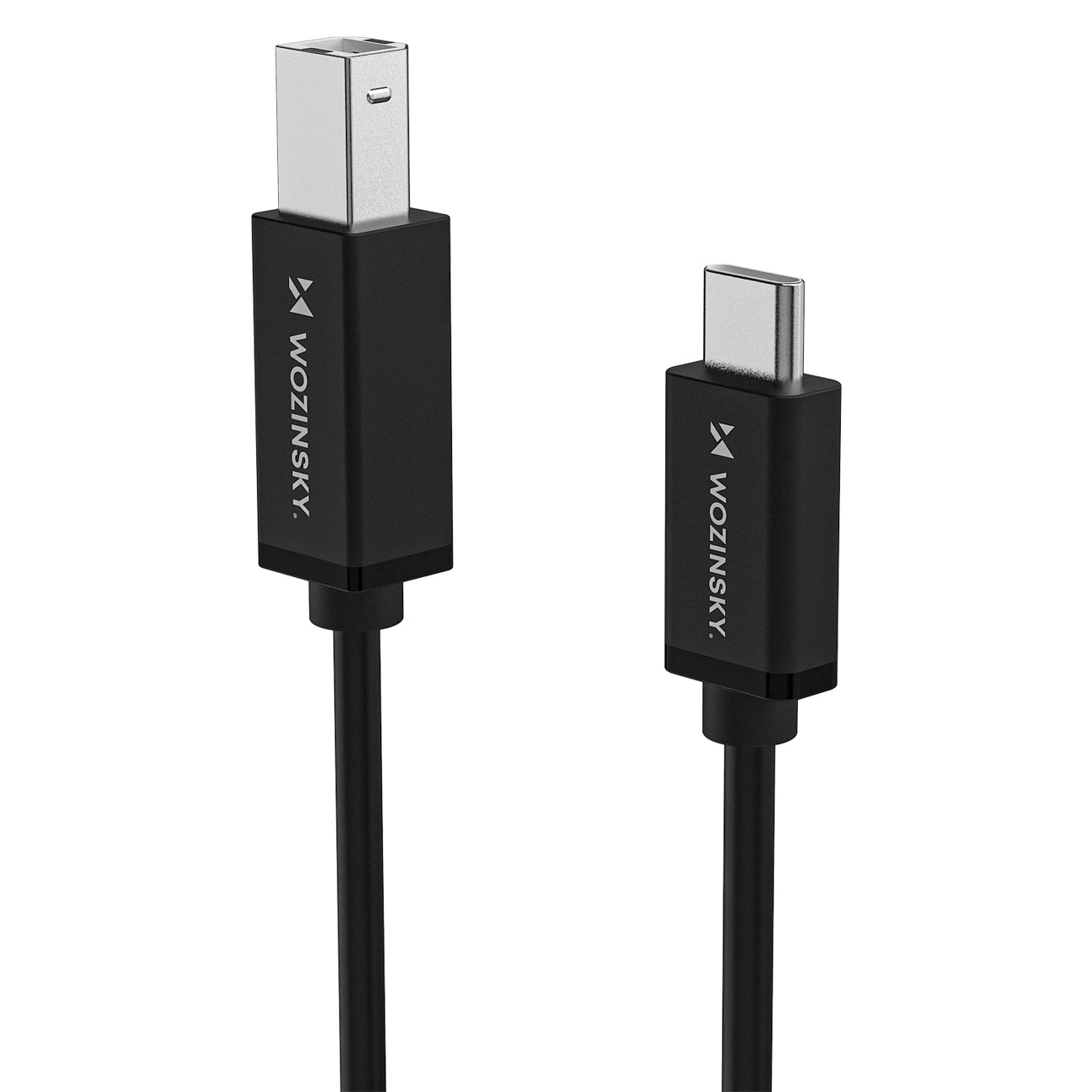 Câble d'imprimante WZK WKDDY1S, USB-C - USB-B, 1m, Noir