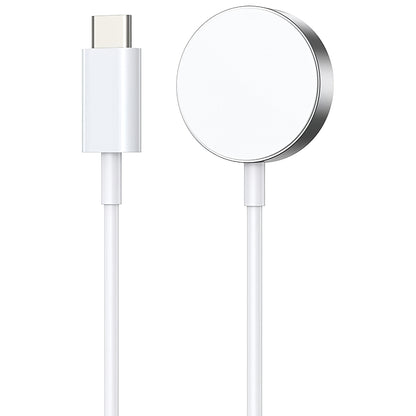 Chargeur sans fil BWOO WL-18 pour Apple Watch Series, USB-C, Blanc