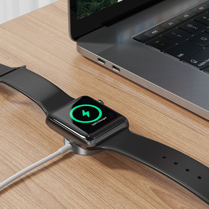 Chargeur sans fil BWOO WL-18 pour Apple Watch Series, USB-C, Blanc