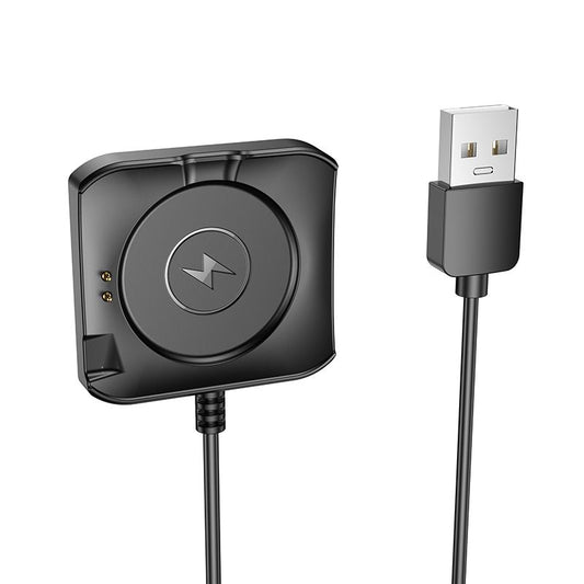 Câble de chargement pour Smartwatch HOCO Y28, USB-A, Noir