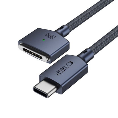 Câble de charge Tech-Protect MMC01 Ultraboost, USB-C - MagSafe 3, 140W, 3m, Bleu marine