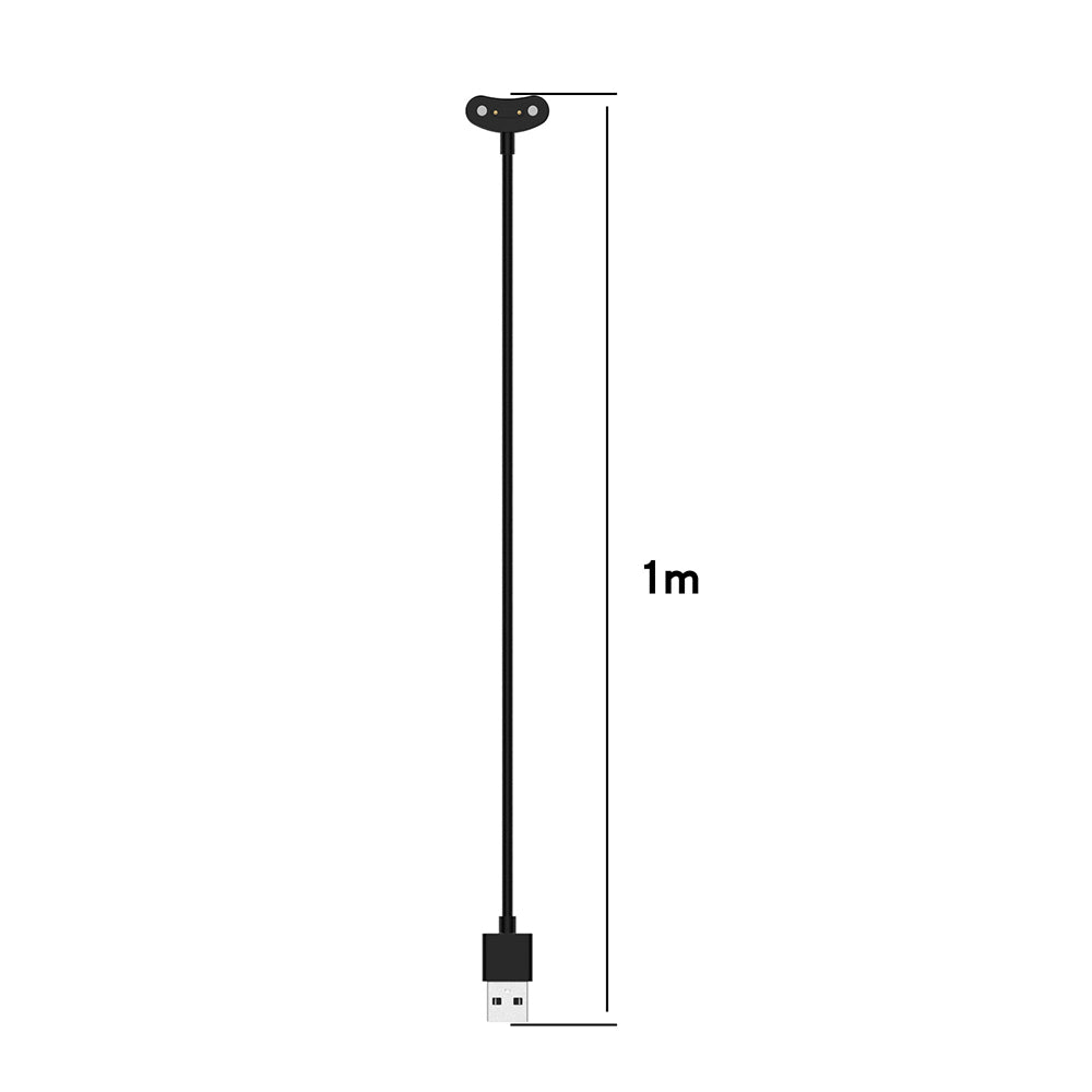 Câble de Chargement Techsuit TCW1 pour Mobvoi Watch Series, USB-A, Noir