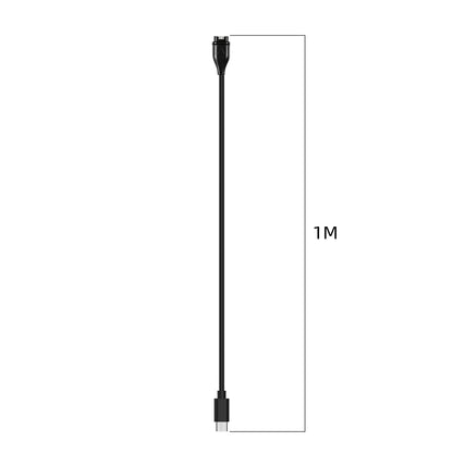 Câble de Chargement Techsuit TGC2 pour Garmin Watch Fenix / vivoactive Series, USB-C, Noir