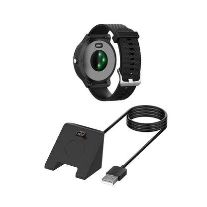 Câble de Chargement Techsuit TGC3 pour Garmin Fenix 5 Plus / 7X / 6X / 6 / 5, USB-A, Noir