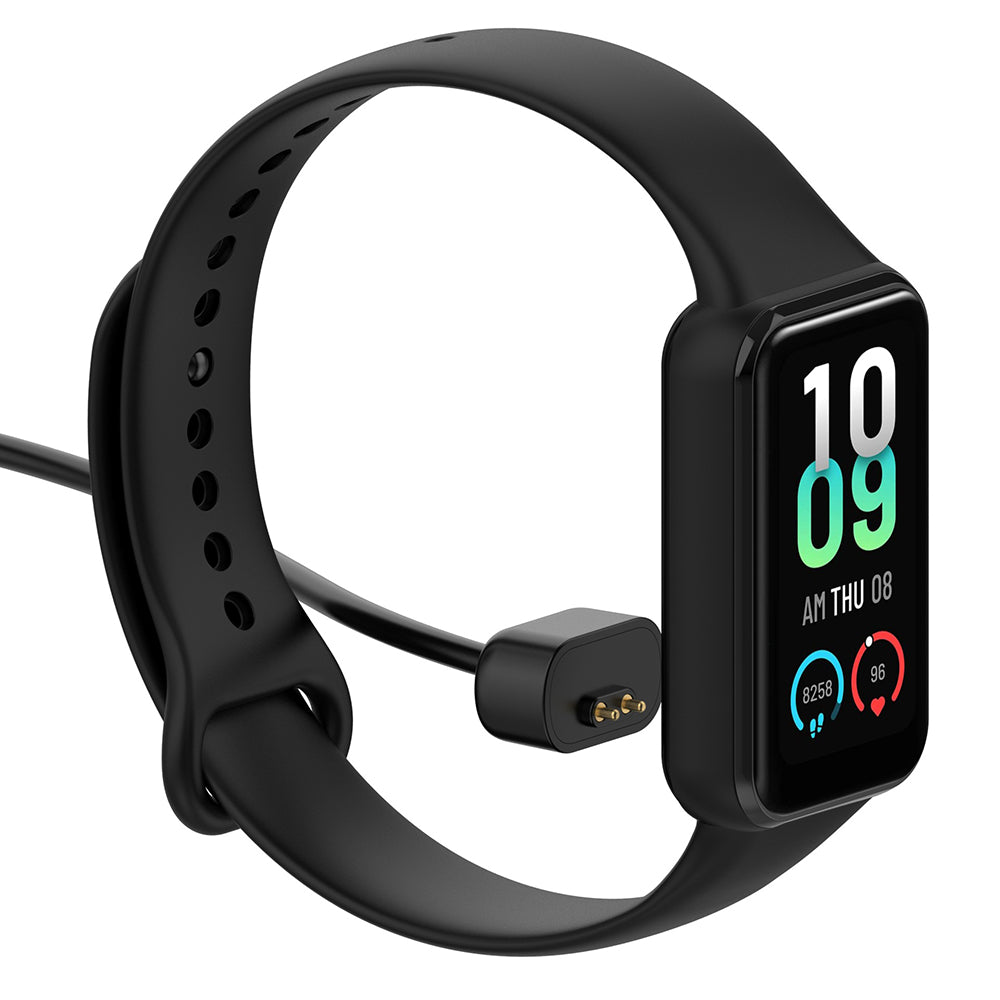 Câble de Chargement Techsuit THA5 pour Amazfit Band 7, USB-A, Noir