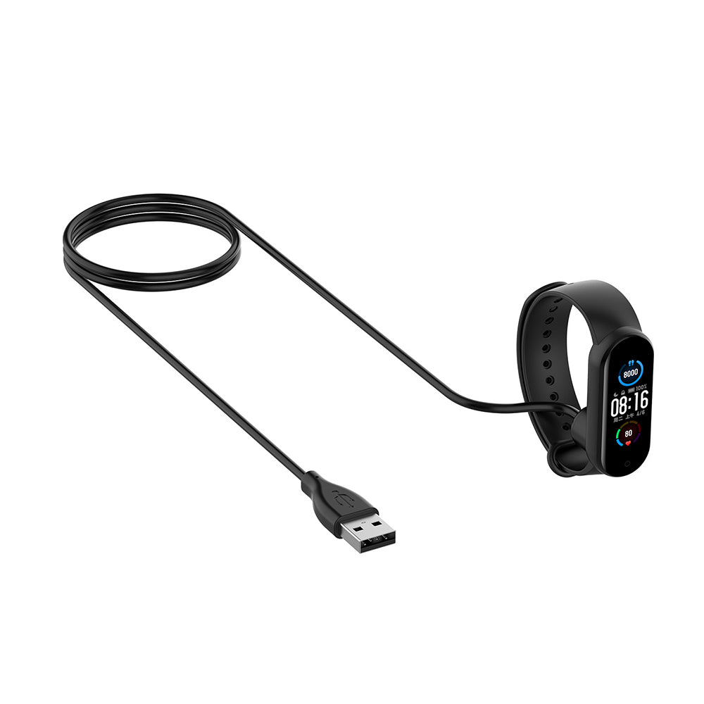 Techsuit TXC1 Charging Cable for Xiaomi Smart Band 7 / 6 / 5, USB-A, Black