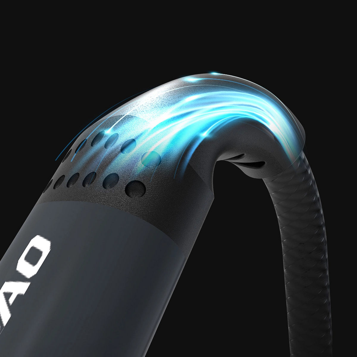 Câble de charge USB-A - Lightning / microUSB / USB-C Dudao L3E 3en1, 60W, 1,2m, Noir