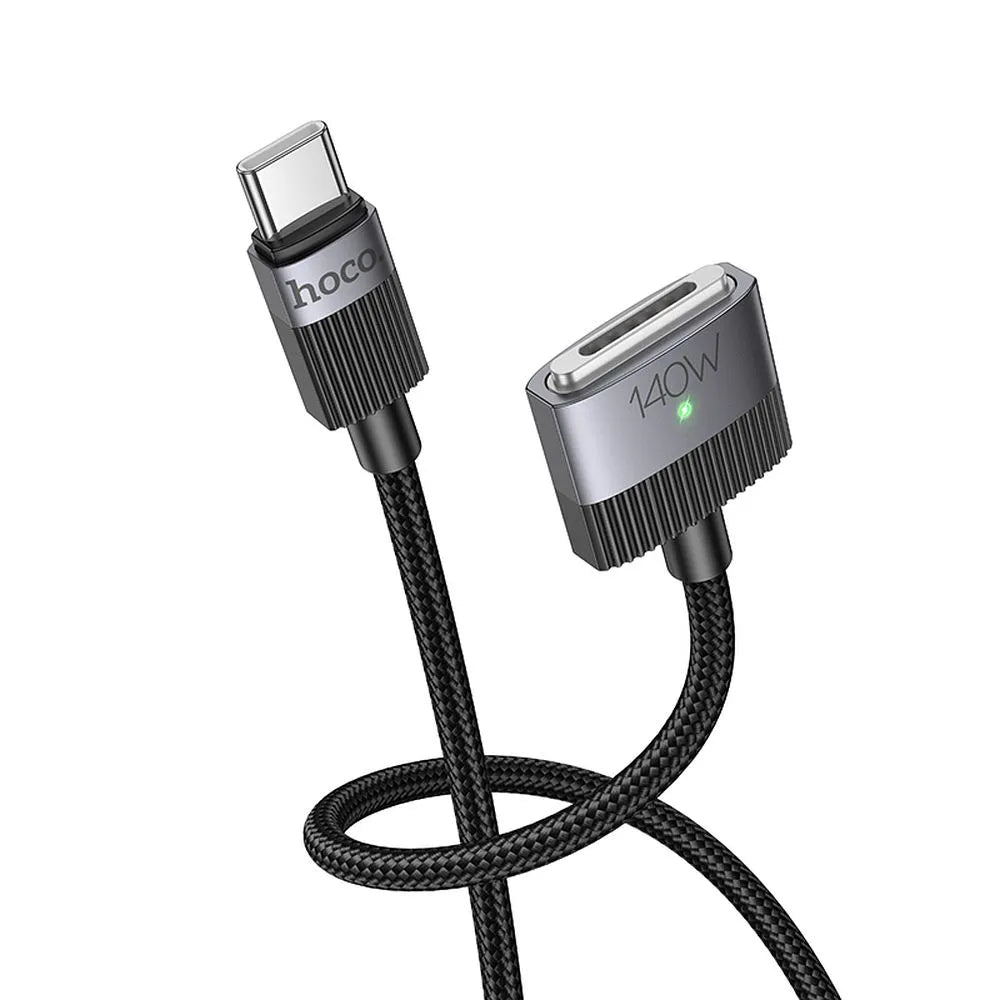 Câble de Chargement HOCO U141, USB-C - MagSafe 3, 140W, 1.8m, Noir
