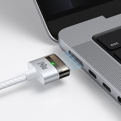 Câble de charge McDodo CA-2071, USB-C - MagSafe 3, 140W, 2m, Blanc