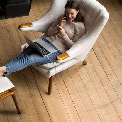 Câble de charge McDodo CA-2071, USB-C - MagSafe 3, 140W, 2m, Blanc