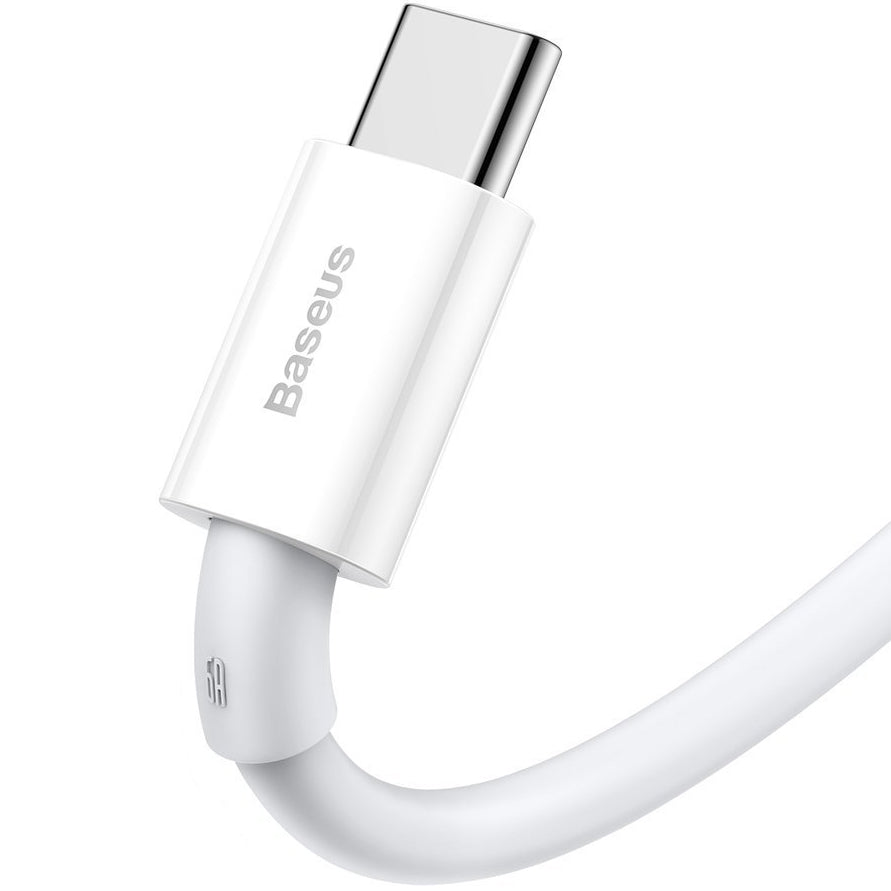 Câble de données et de charge USB-A - USB-C Baseus Superior Series, 66W, 1m, blanc CATYS-02