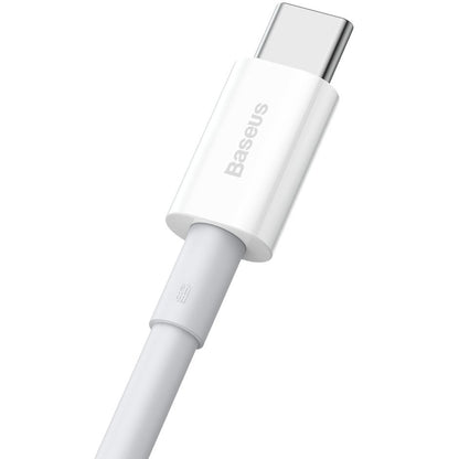 Câble de données et de charge USB-A - USB-C Baseus Superior Series, 66W, 1m, blanc CATYS-02