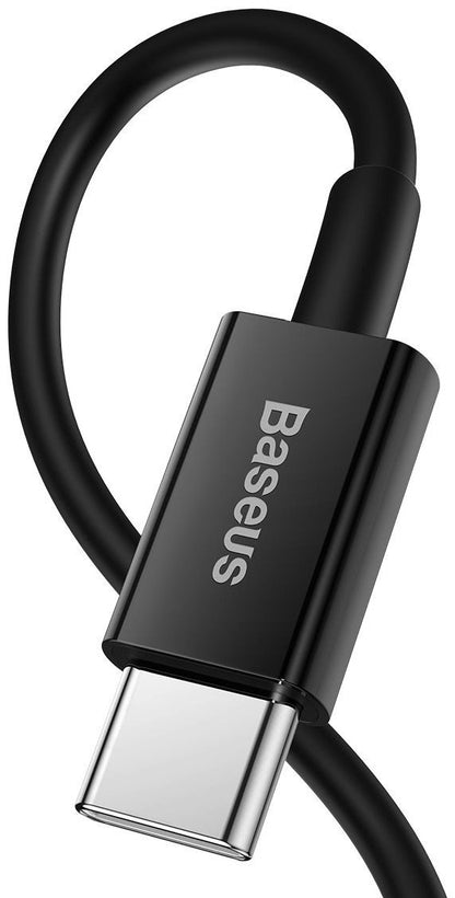 Câble de données et de charge USB-C - Lightning Baseus Superior Series, 20W, 2m, noir CATLYS-C01