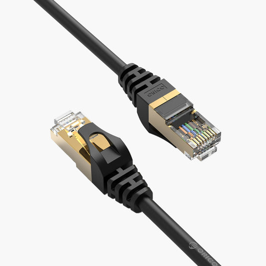 Câble Réseau Orico PUG-C7, UTP, Cat7, 1m, Noir